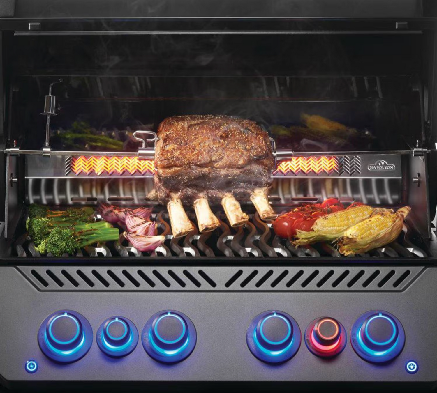 Napoleon Prestige Phantom 500 Connected 4-Burner Propane Grill w/ Rotisserie, WiFi & Bluetooth