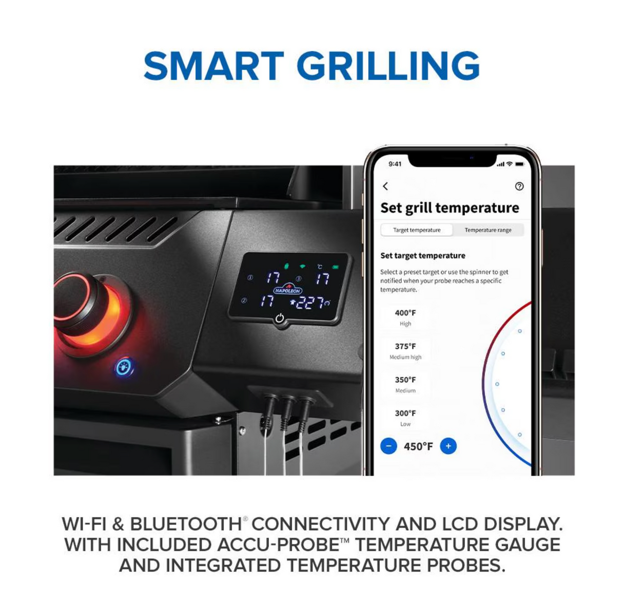 Napoleon Prestige Phantom 500 Connected 4-Burner Propane Grill w/ Rotisserie, WiFi & Bluetooth