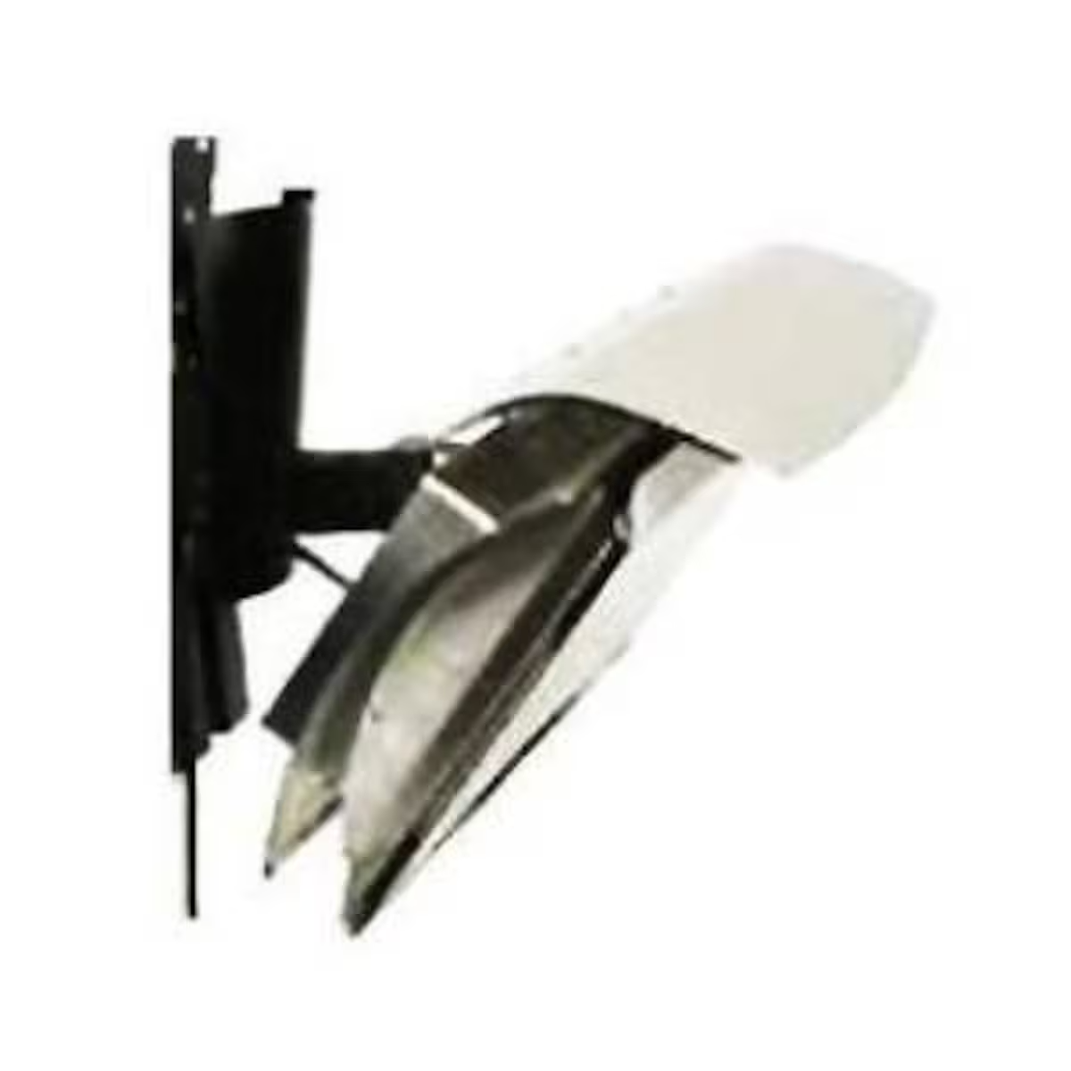 Bromic Low Clearance Heat Deflector For Smart-Heat 300 Series Gas Patio Heaters - Installed Side View