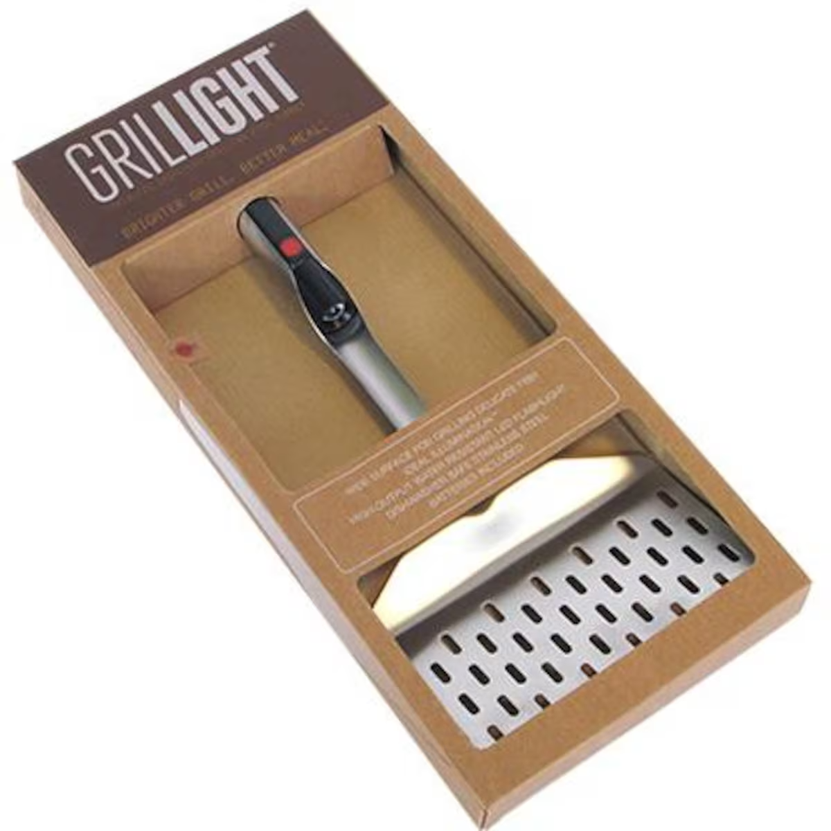 18-Inch Stainless Steel Large BBQ Spatula With LED Light - Packaged View