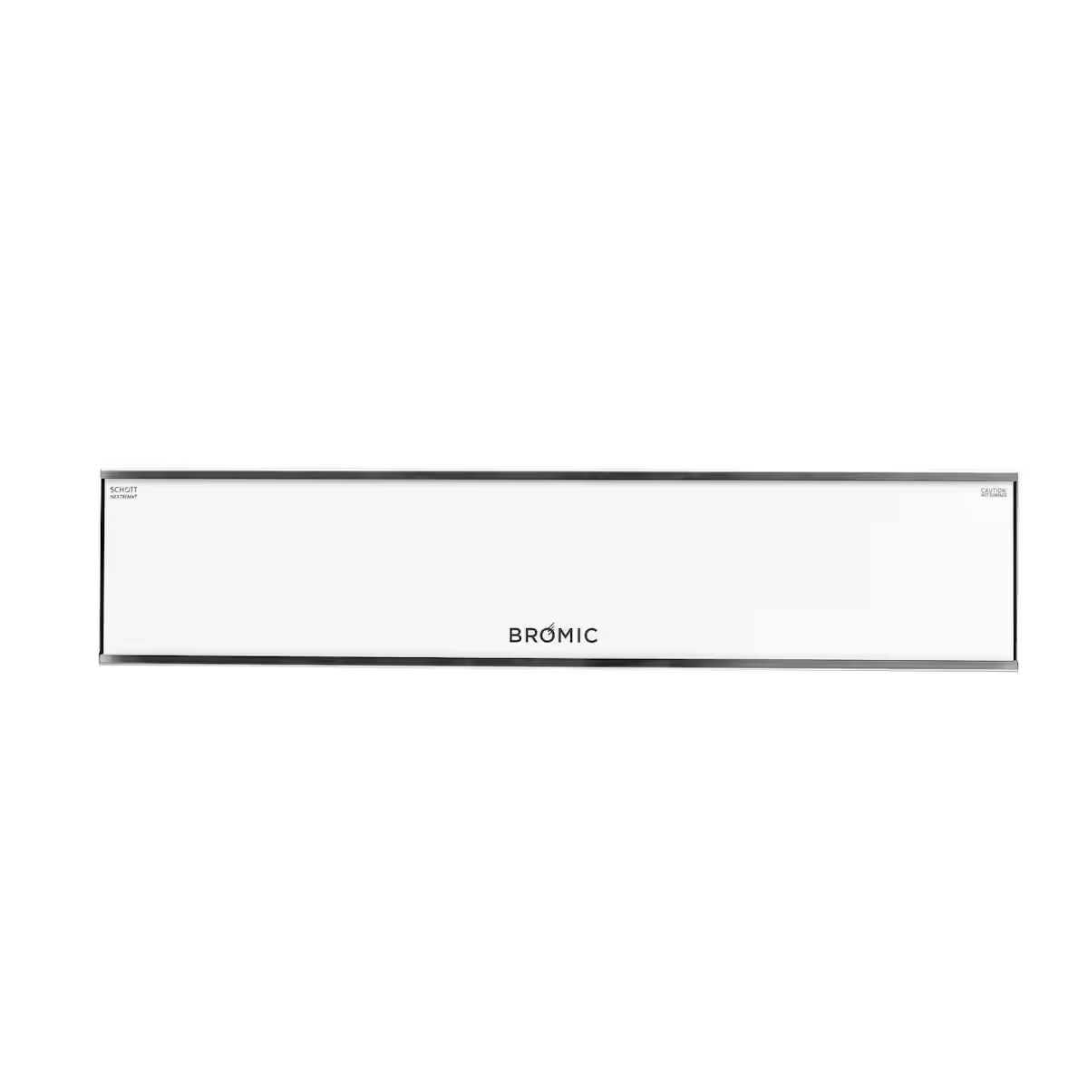 Bromic Platinum 3400W Smart-Heat Series II 240V Electric Patio Heater - Heater Off - White - Front View