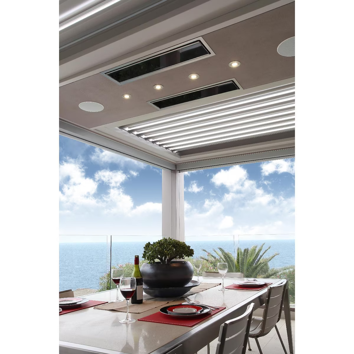 Bromic Platinum 3400W Smart-Heat Series II 240V Electric Patio Heater - Residential Lifestyle