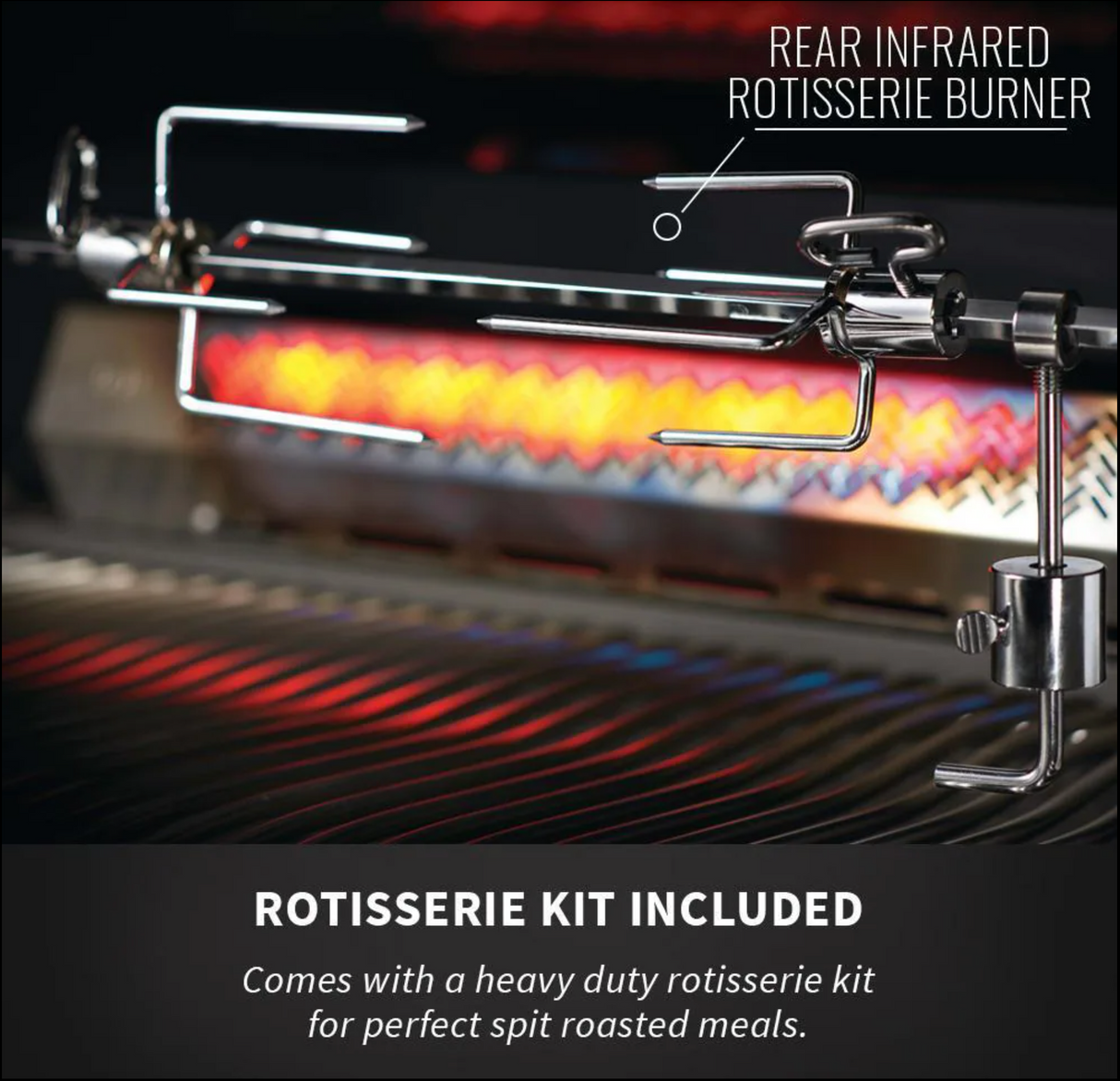Napoleon Legacy Prestige 500 4-Burner Propane Grill w/ Rotisserie & Side Burner - P500RSIBPSS-3