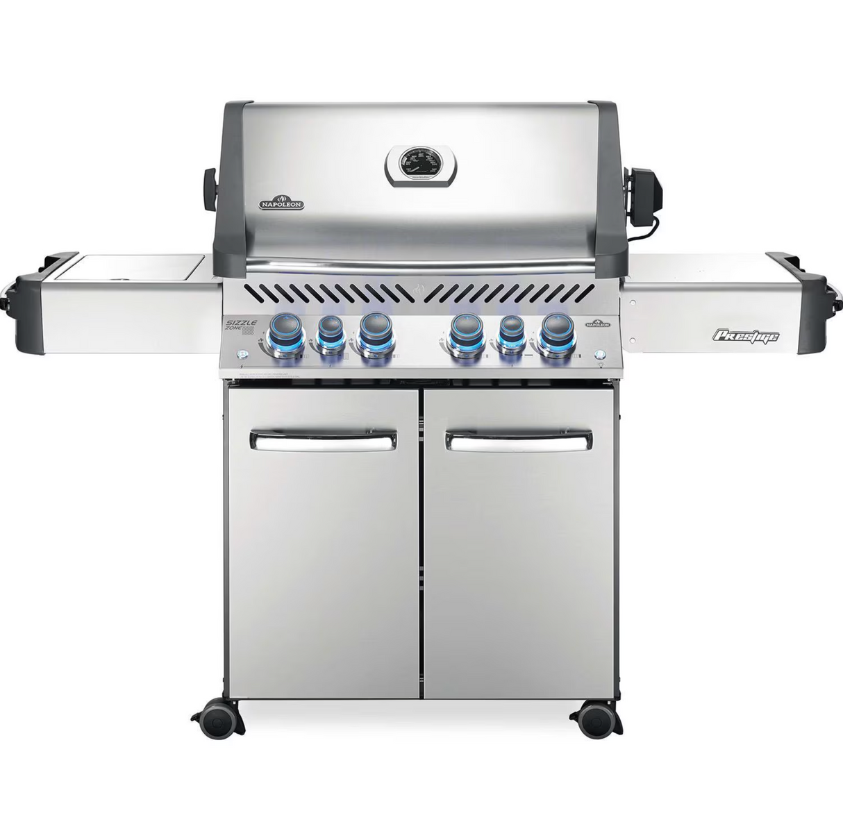 Napoleon Legacy Prestige 500 4-Burner Natural Gas Grill w/ Rotisserie & Side Burner - P500RSIBNSS-3