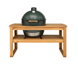 Big Green Egg XLarge Grill Table Acacia Wood 31 in. H X 32 in. W X 61 in. L