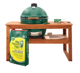 Big Green Egg XLarge Grill Table Acacia Wood 31 in. H X 32 in. W X 61 in. L