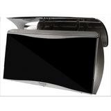 Bromic Low Clearance Heat Deflector For Smart-Heat 300 Series Gas Patio Heaters - Installed Front View