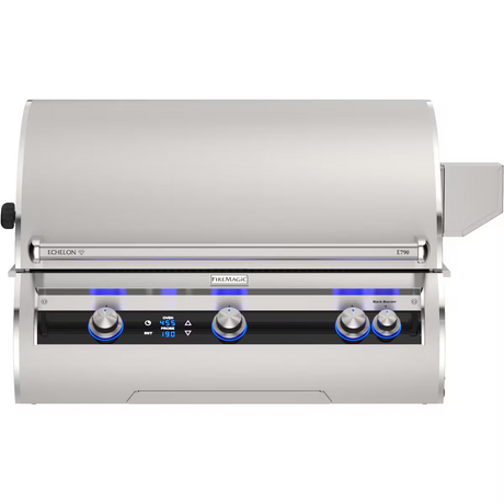 Fire Magic Echelon Diamond E790i 36-Inch Built-In Propane Grill w/ Rotisserie & Digital Thermometer - E790I-9E1P