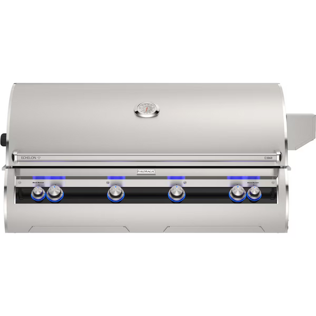 Fire Magic E1060I-9EAP 48-Inch Built-In Propane Grill w/ Rotisserie & Analog Thermometer - White Background
