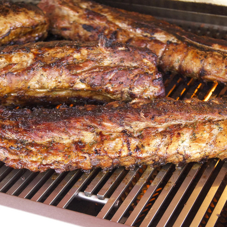 Fire Magic - CM430I-RT1N - Choice Multi-User 24-Inch Built-In Natural Gas Grill - Cooking Ribs