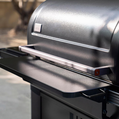 Traeger BAC605 P.A.L. Pop-And-Lock Front Shelf XL - Attached to Timberline XL P.A.L. Rail