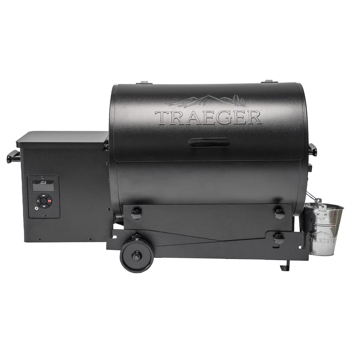 Traeger Tailgater 20 Black Pellet Grill On Cart - Legs Folded
