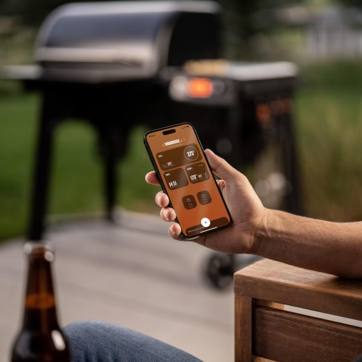 Traeger TFB86MLH Woodridge Pellet Grill - App - Detail