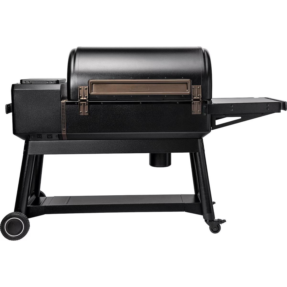 Traeger TFB93RLG Ironwood XL Wood Pellet Grill W/ Pop-And-Lock Accessory Rail - Back of Grill