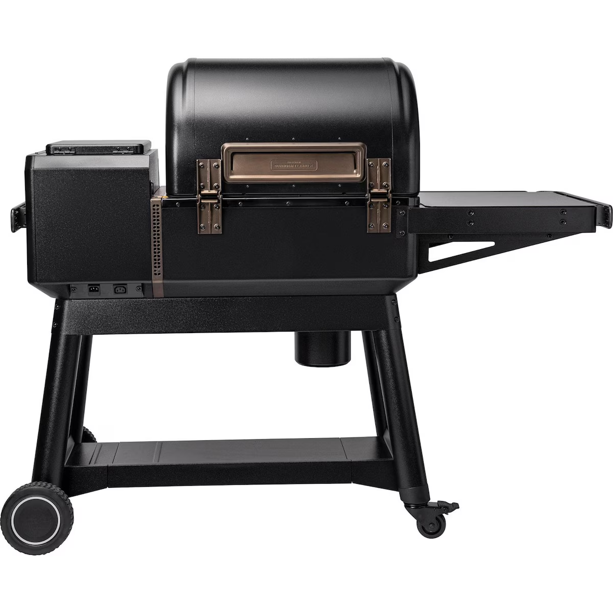 Traeger TFB61RLG Ironwood Wood Pellet Grill W/ Pop-And-Lock Accessory Rail - Back of Grill