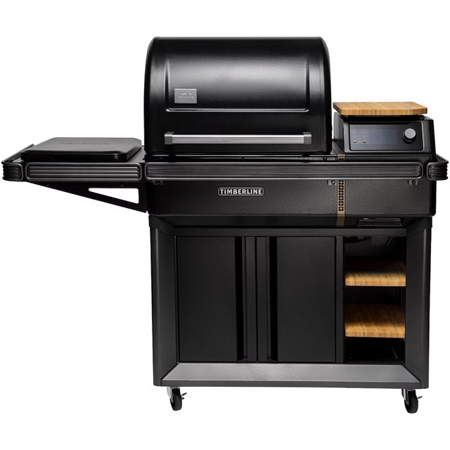 Traeger TBB86RLG Timberline Wood Pellet Grill - Product View - WhiteBackground