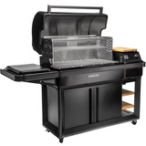 Traeger TBB01RLG Timberline XL Wood Pellet Grill - Open - WhiteBackground
