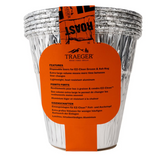 Traeger BAC608 Grease & Ash Keg Liner 5 Pack - Back Label