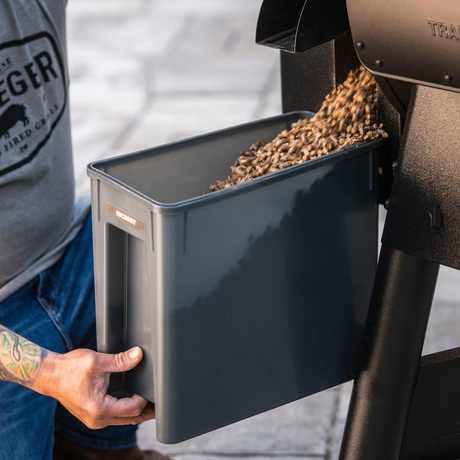 Traeger BAC615 StayDRY Pellet Bin & Lid -Lifestyle