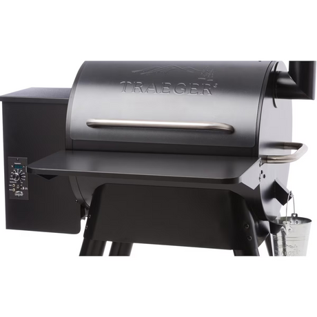 Traeger Folding Front Shelf For Pro & Elite 22 Series Pellet Grills (Shown with Grill - Not Included)