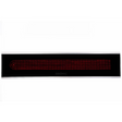 Bromic Platinum 3400W Smart-Heat Series II 240V Electric Patio Heater - Heater On - Black - Angled View