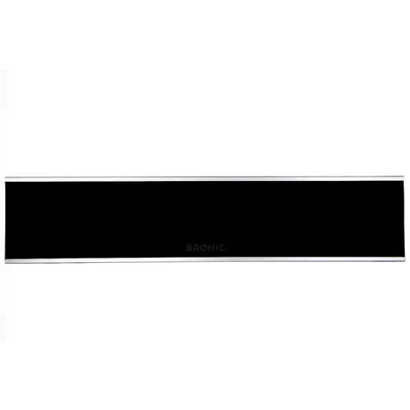 Bromic Platinum 3400W Smart-Heat Series II 240V Electric Patio Heater - Heater Off - Black - Angled View