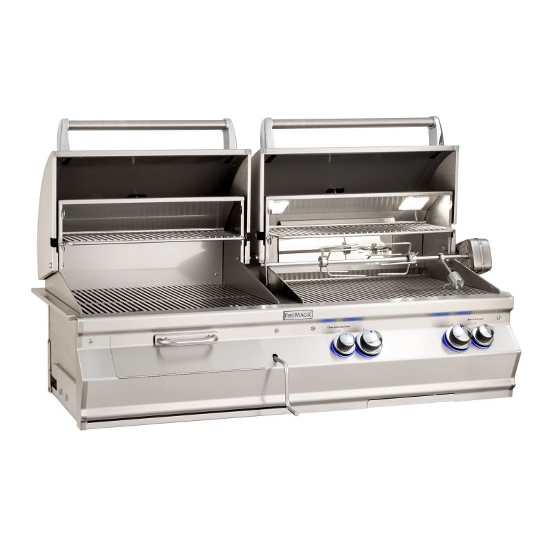 Aurora a830i gas charcoal combo built in grill, Built-in Grills, head Built-in Grills, Miami FL