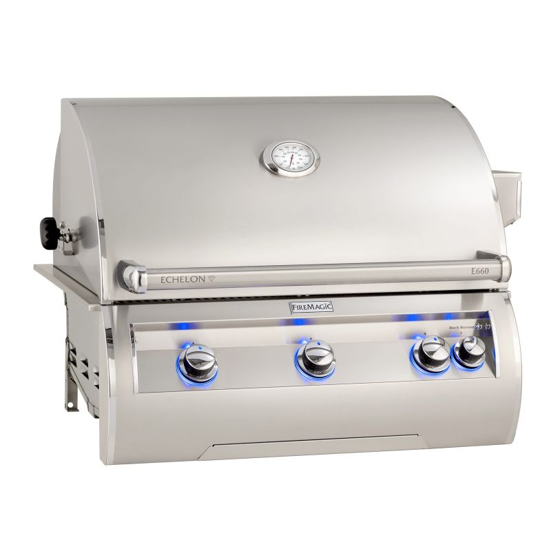 Echelon e660i built-in grill analog thermometer, Magic Grills, Built In Grills Miami FL