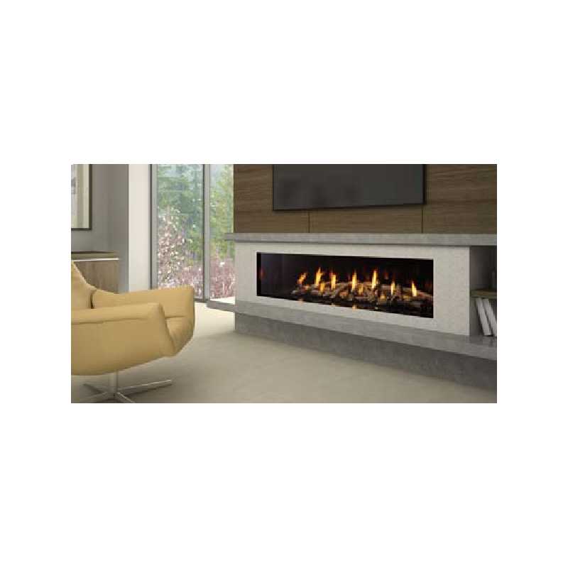 New York View 72 Gas Fireplace, City Series Modern Gas Fireplaces, Grills, Miami FL