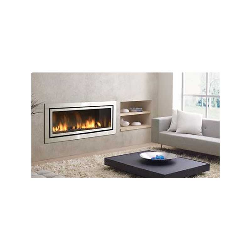 Hz54e Gas Fireplace, Contemporary Gas Fireplaces, Grills, Miami FL